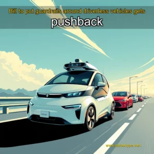Artistic representation for Bill to put guardrails around driverless vehicles gets pushback
