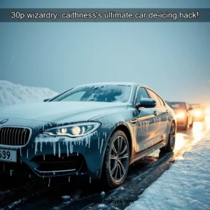 Artistic representation for 30p wizardry: caithness's ultimate car de-icing hack!