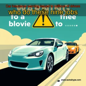 Artistic representation for Car insurance warning issued to millions of drivers who do these nine jobs