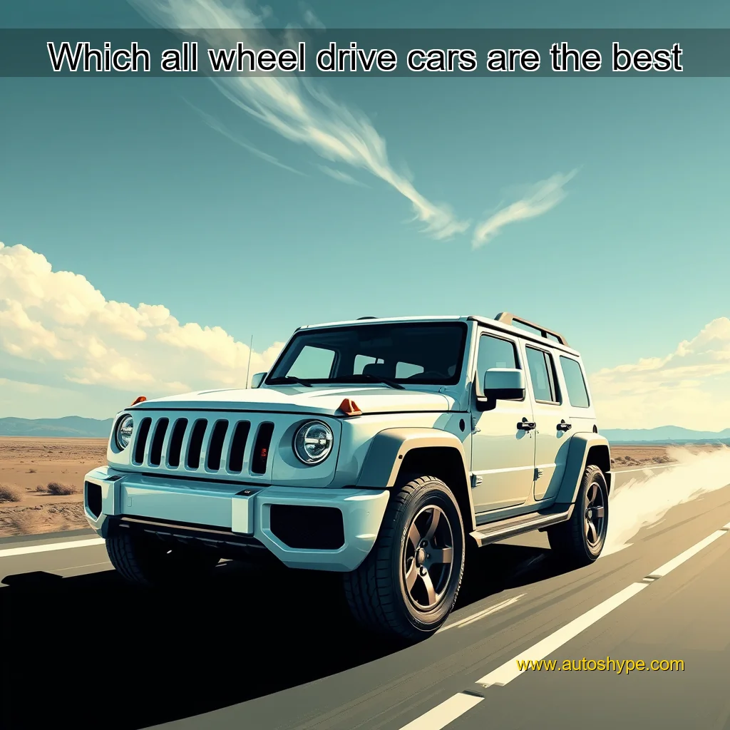 Artistic representation for Which all wheel drive cars are the best