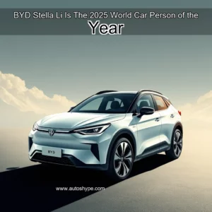 Artistic representation for BYD Stella Li Is The 2025 World Car Person of the Year