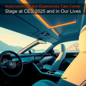 Artistic representation for Automotive In Cabin Experiences Take Center Stage at CES 2025 and in Our Lives