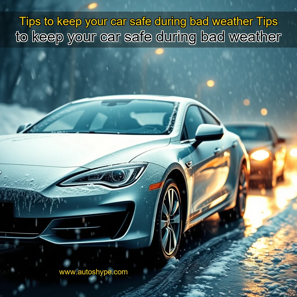 Artistic representation for Tips to keep your car safe during bad weather Tips to keep your car safe during bad weather