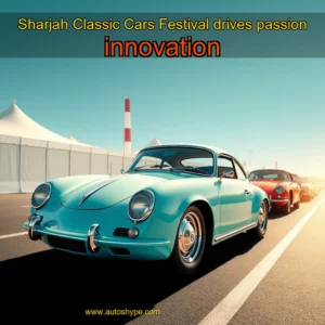 Artistic representation for Sharjah Classic Cars Festival drives passion innovation
