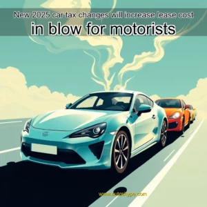 Artistic representation for New 2025 car tax changes will increase lease cost in blow for motorists
