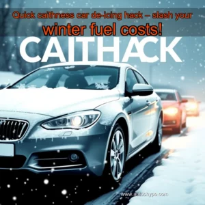 Artistic representation for Quick caithness car de-icing hack – slash your winter fuel costs!