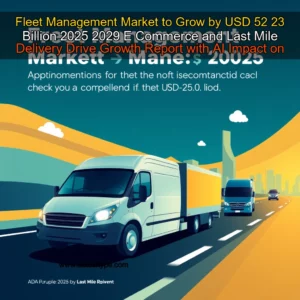 Artistic representation for Fleet Management Market to Grow by USD 52 23 Billion 2025 2029 E Commerce and Last Mile Delivery Drive Growth Report with AI Impact on Trends