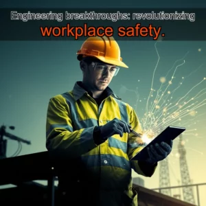 Artistic representation for Engineering breakthroughs: revolutionizing workplace safety.