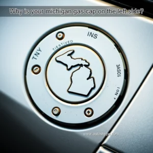Artistic representation for Why is your michigan gas cap on the left side?