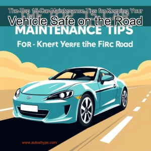 Artistic representation for The Top 15 Car Maintenance Tips for Keeping Your Vehicle Safe on the Road