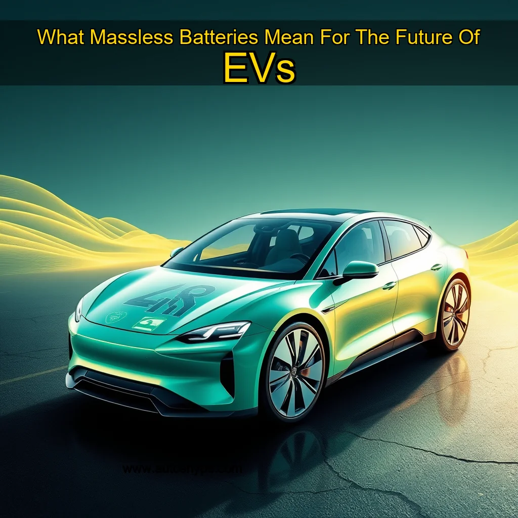 Artistic representation for What Massless Batteries Mean For The Future Of EVs