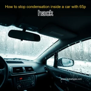 Artistic representation for How to stop condensation inside a car with 65p hack