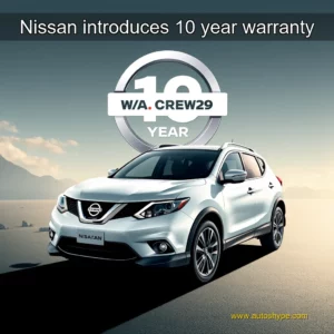 Artistic representation for Nissan introduces 10 year warranty