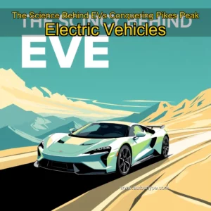 Artistic representation for The Science Behind EVs Conquering Pikes Peak Electric Vehicles