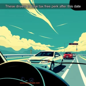 Artistic representation for These drivers to lose tax free perk after this date