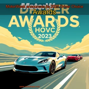 Artistic representation for MotorWeek announces its 2025 Driver Choice Awards