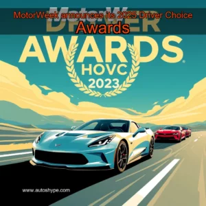Artistic representation for MotorWeek announces its 2025 Driver Choice Awards