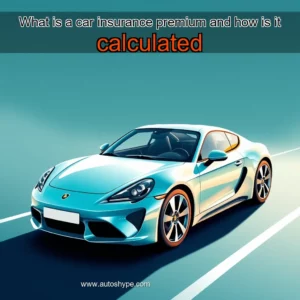 Artistic representation for What is a car insurance premium and how is it calculated