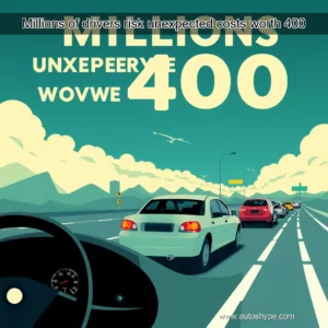 Artistic representation for Millions of drivers risk unexpected costs worth 400