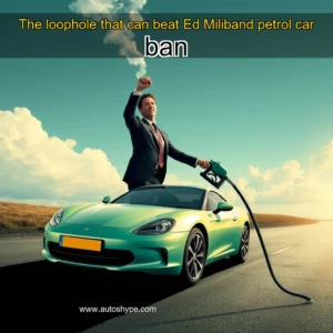 Artistic representation for The loophole that can beat Ed Miliband petrol car ban