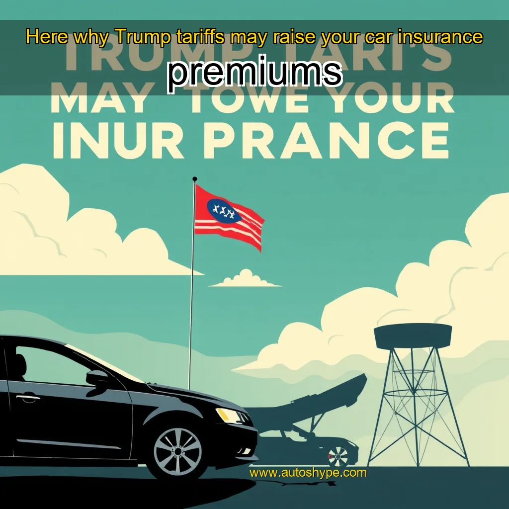 Artistic representation for Here why Trump tariffs may raise your car insurance premiums