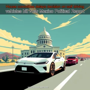 Artistic representation for House committee delays decision on self driving vehicles bill New Mexico Political Report