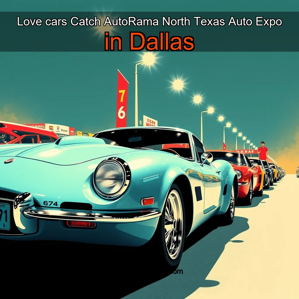 Artistic representation for Love cars Catch AutoRama North Texas Auto Expo in Dallas
