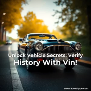 Artistic representation for Unlock Vehicle Secrets: Verify History With Vin!