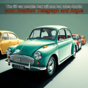 Artistic representation for The 60 car models that will see tax rates double soon Bradford Telegraph and Argus