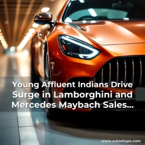 Artistic representation for Young Affluent Indians Drive Surge in Lamborghini and Mercedes Maybach Sales TechStory
