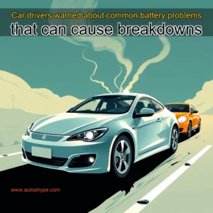 Artistic representation for Car drivers warned about common battery problems that can cause breakdowns