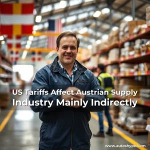 Artistic representation for US Tariffs Affect Austrian Supply Industry Mainly Indirectly