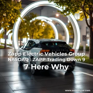 Artistic representation for Zapp Electric Vehicles Group NASDAQ : ZAPP Trading Down 9 7 Here Why