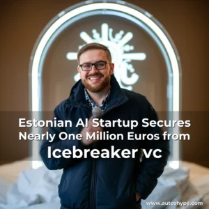 Artistic representation for Estonian AI Startup Secures Nearly One Million Euros from Icebreaker vc