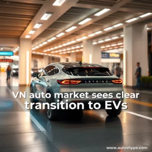 Artistic representation for VN auto market sees clear transition to EVs