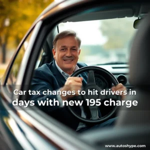 Artistic representation for Car tax changes to hit drivers in days with new 195 charge