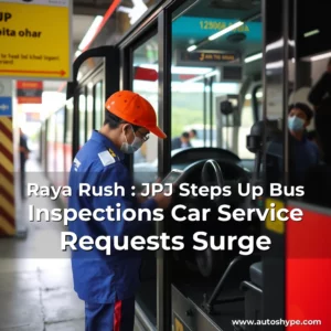 Artistic representation for Raya Rush : JPJ Steps Up Bus Inspections Car Service Requests Surge