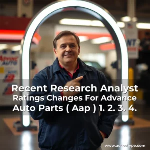 Artistic representation for Recent Research Analyst Ratings Changes For Advance Auto Parts ( Aap ) 1. 2. 3. 4.