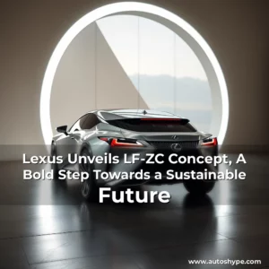 Artistic representation for Lexus Unveils LF-ZC Concept, A Bold Step Towards a Sustainable Future