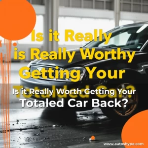 Artistic representation for Is it Really Worth Getting Your Totaled Car Back?