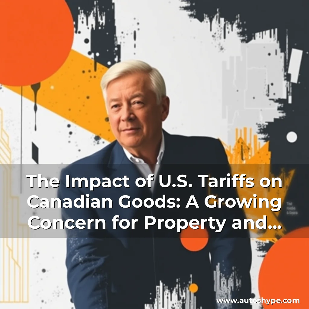 Artistic representation for The Impact of U.S. Tariffs on Canadian Goods: A Growing Concern for Property and Casualty Insurance