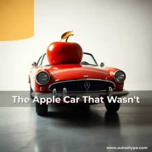 Artistic representation for The Apple Car That Wasn't