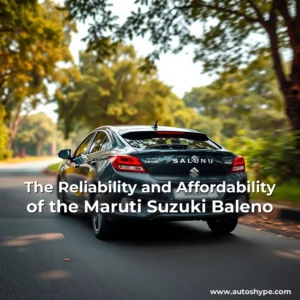 Artistic representation for The Reliability and Affordability of the Maruti Suzuki Baleno