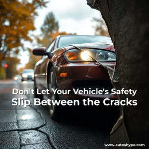 Artistic representation for Don't Let Your Vehicle's Safety Slip Between the Cracks