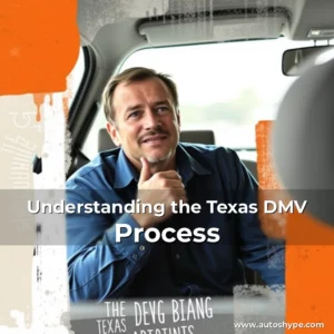 Artistic representation for Understanding the Texas DMV Process