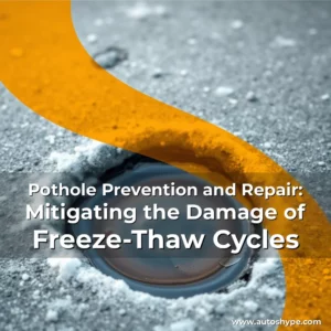 Artistic representation for Pothole Prevention and Repair: Mitigating the Damage of Freeze-Thaw Cycles