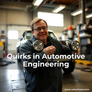 Artistic representation for Quirks in Automotive Engineering