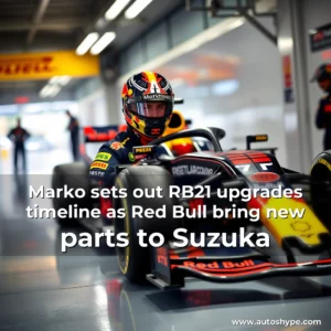 Artistic representation for Marko sets out RB21 upgrades timeline as Red Bull bring new parts to Suzuka