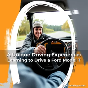 Artistic representation for A Unique Driving Experience: Learning to Drive a Ford Model T