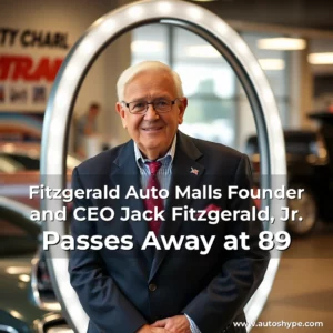 Artistic representation for Fitzgerald Auto Malls Founder and CEO Jack Fitzgerald, Jr. Passes Away at 89
